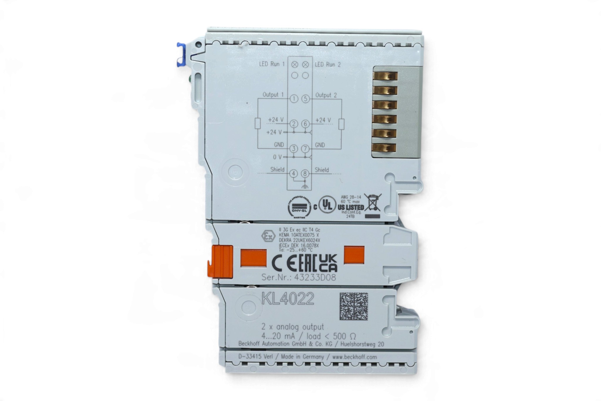 BECKHOFF KL4022 BUS TERMINAL - Image 2