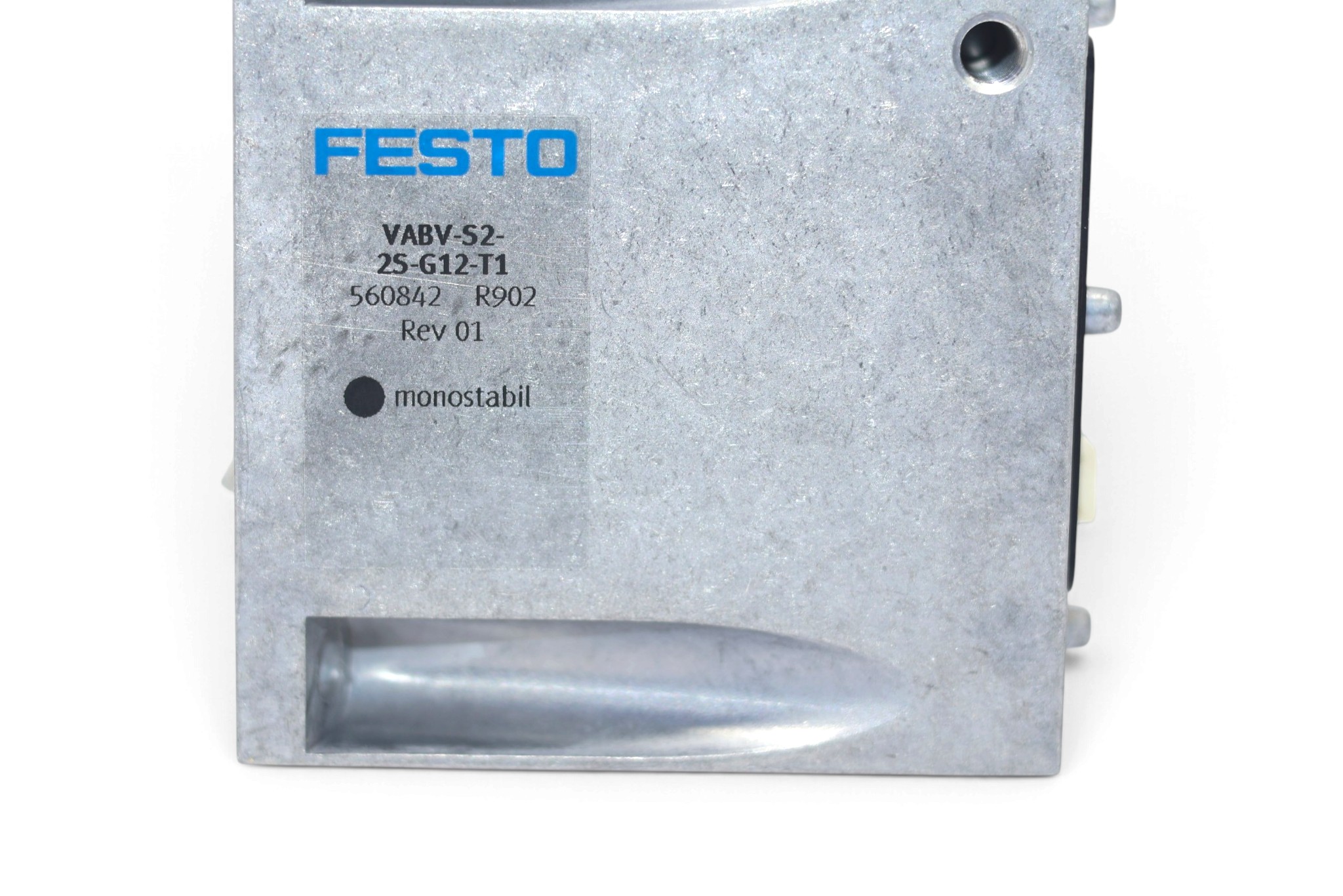 FESTO VABV-S2-2S-G12-T1 MANIFOLD SUB-BASE 560842 - Image 3