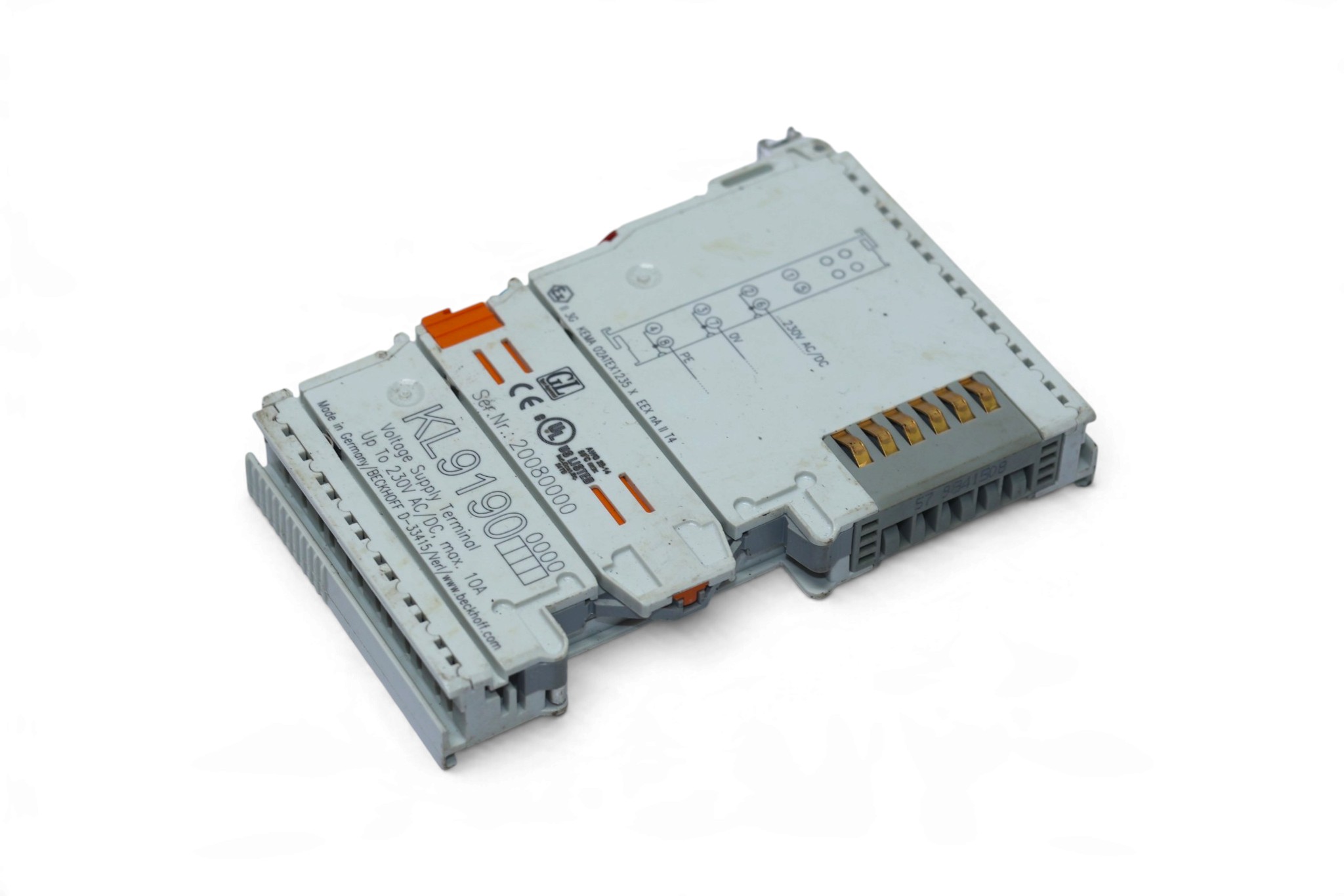 BECKHOFF KL9190 POTENTIAL SUPPLY TERMINAL