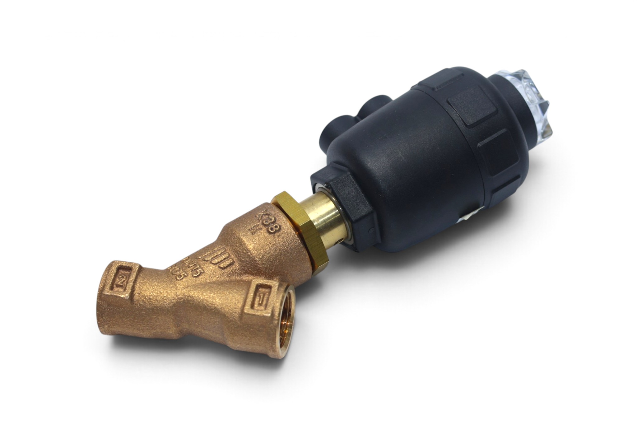 BURKERT 2000 A 15.0 PTFE RG ANGLE SEAT GLOBE VALVE (DN15) - Image 6