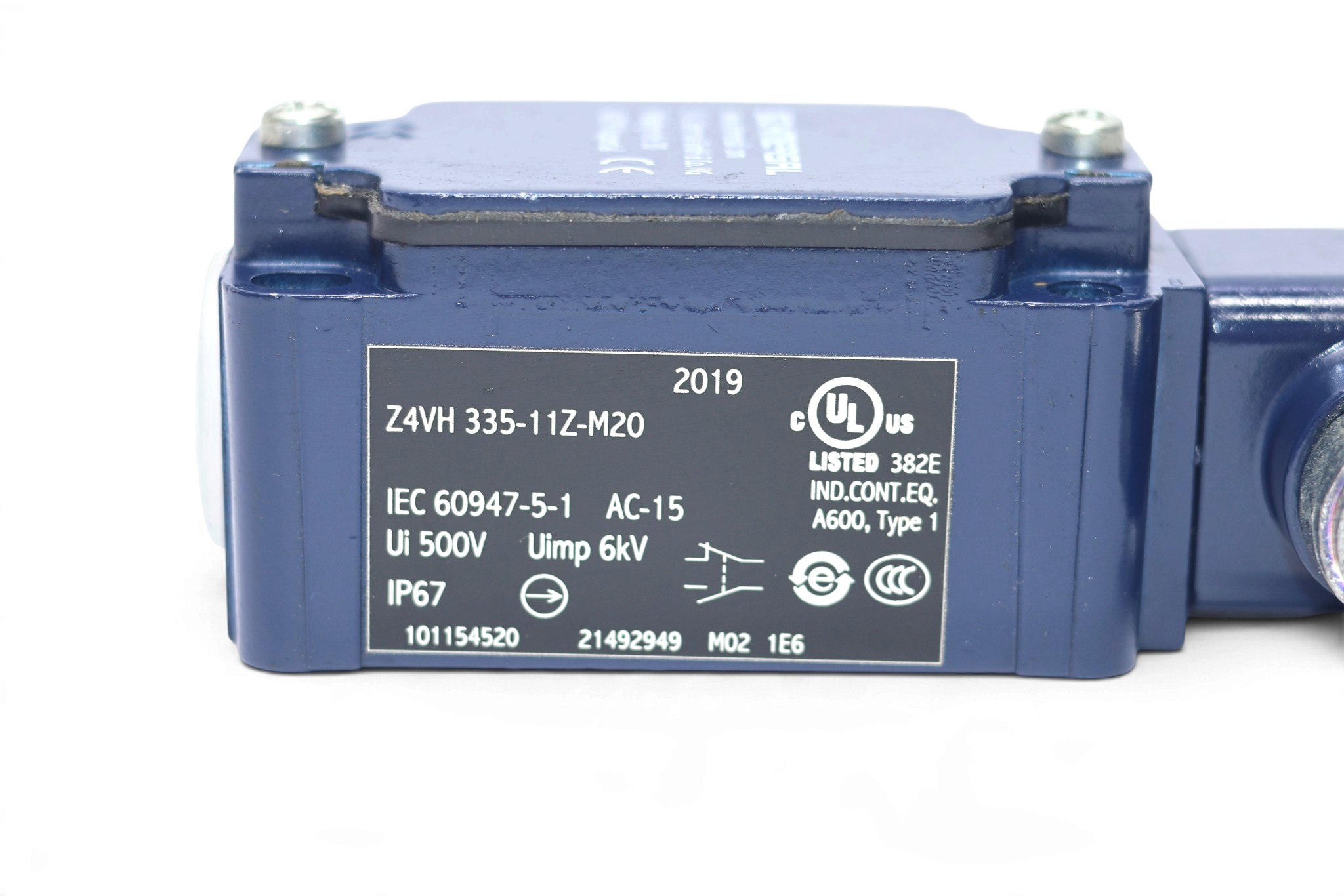 SCHMERSAL Z4VH335-11Z-M20 LIMIT SWITCH 101154520 - Image 2